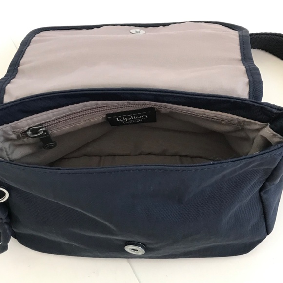 KIPLING Sabian Crossbody Mini Bag Blue Nylon Lightweight Shoulder Bag NWT - Picture 5 of 15